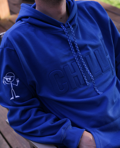 Embossed Hoodie | Royal Blue