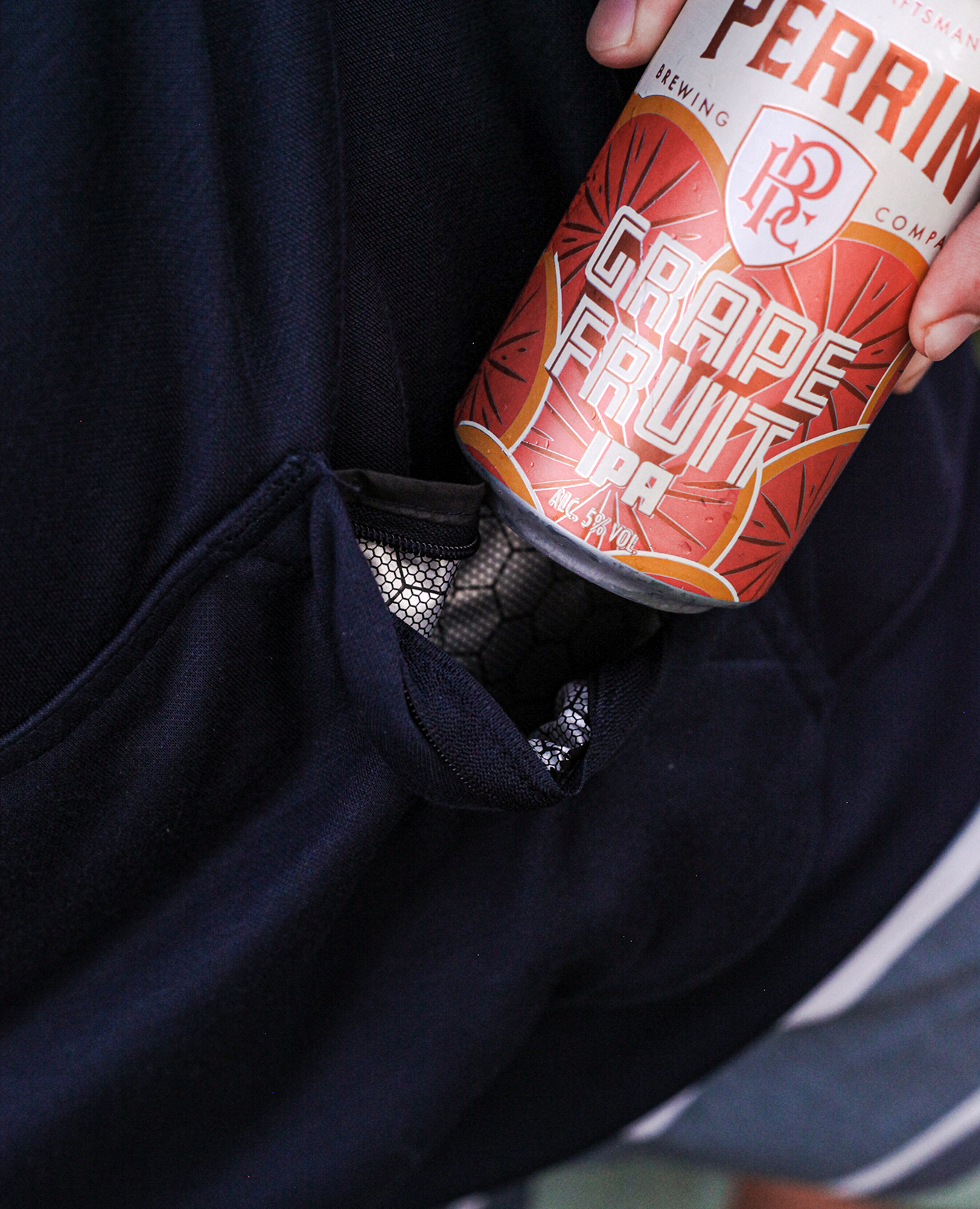 Insulated Pocket Hoodie | Navy