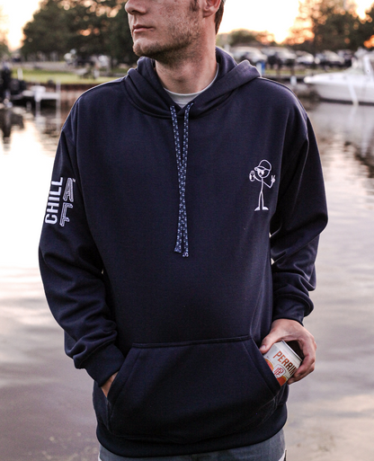 Insulated Pocket Hoodie | Navy