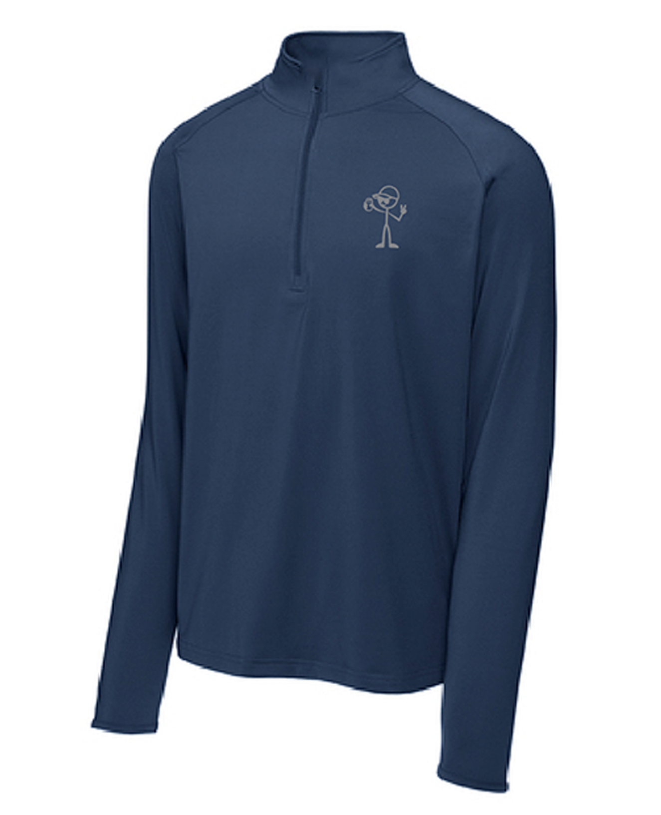 Quarter Zip Pullover | Navy