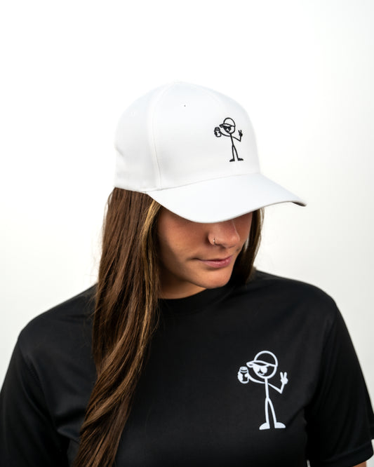 Fitted FlexFit Hat | White