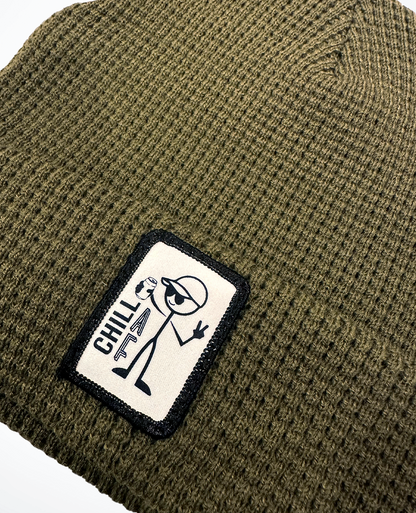 Knit Beanie | Olive Green