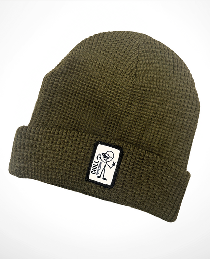 Knit Beanie | Olive Green