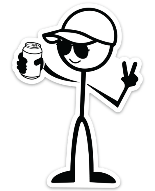 Stick Dude Sticker